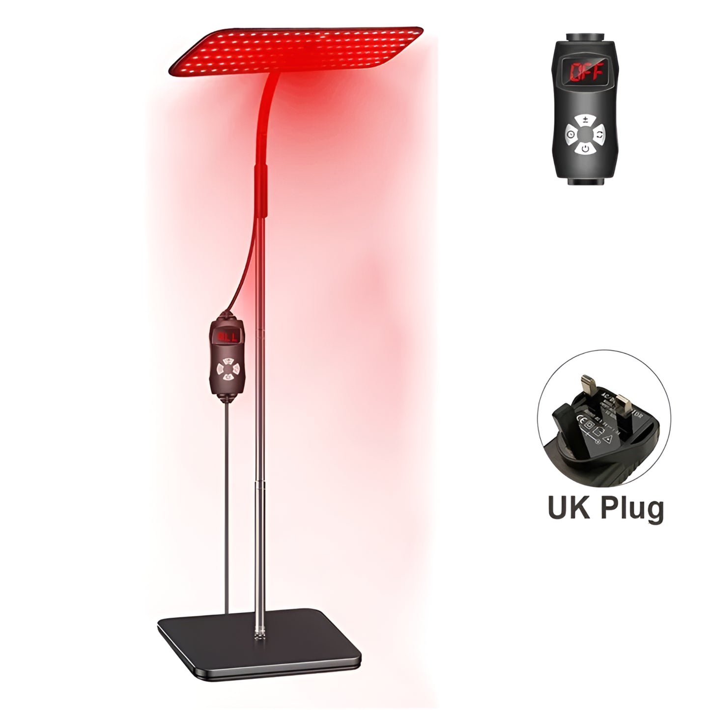 660Nm 850Nm LED Red Light Therapy Panel with Stand near Infrared Therapy Lamp Devices for Body Muscle Relax and Skin Care