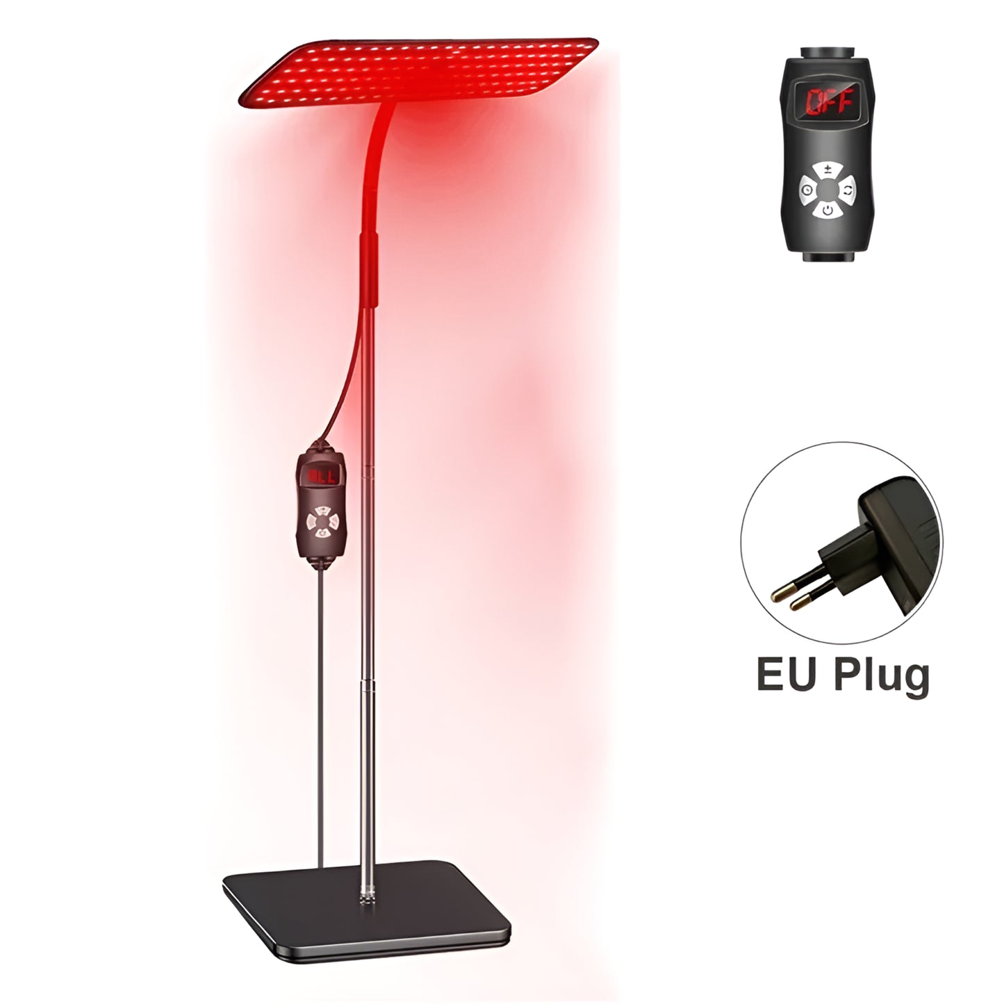 660Nm 850Nm LED Red Light Therapy Panel with Stand near Infrared Therapy Lamp Devices for Body Muscle Relax and Skin Care