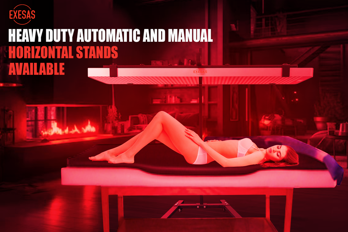 Full-Body Red and Near-Infrared LED Panel with Stand