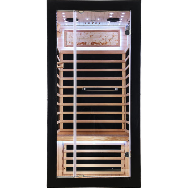 Hemlock Infrared Sauna with 7 Carbon Heating Panels