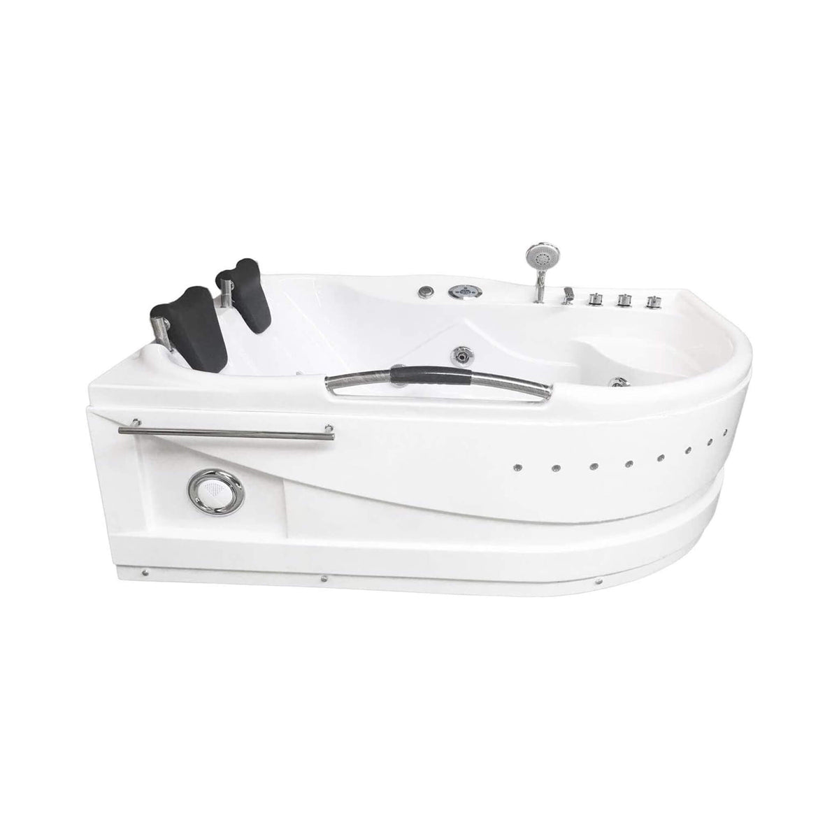 67-Inch 2-Person 16-Jet Hydromassage Bathtub