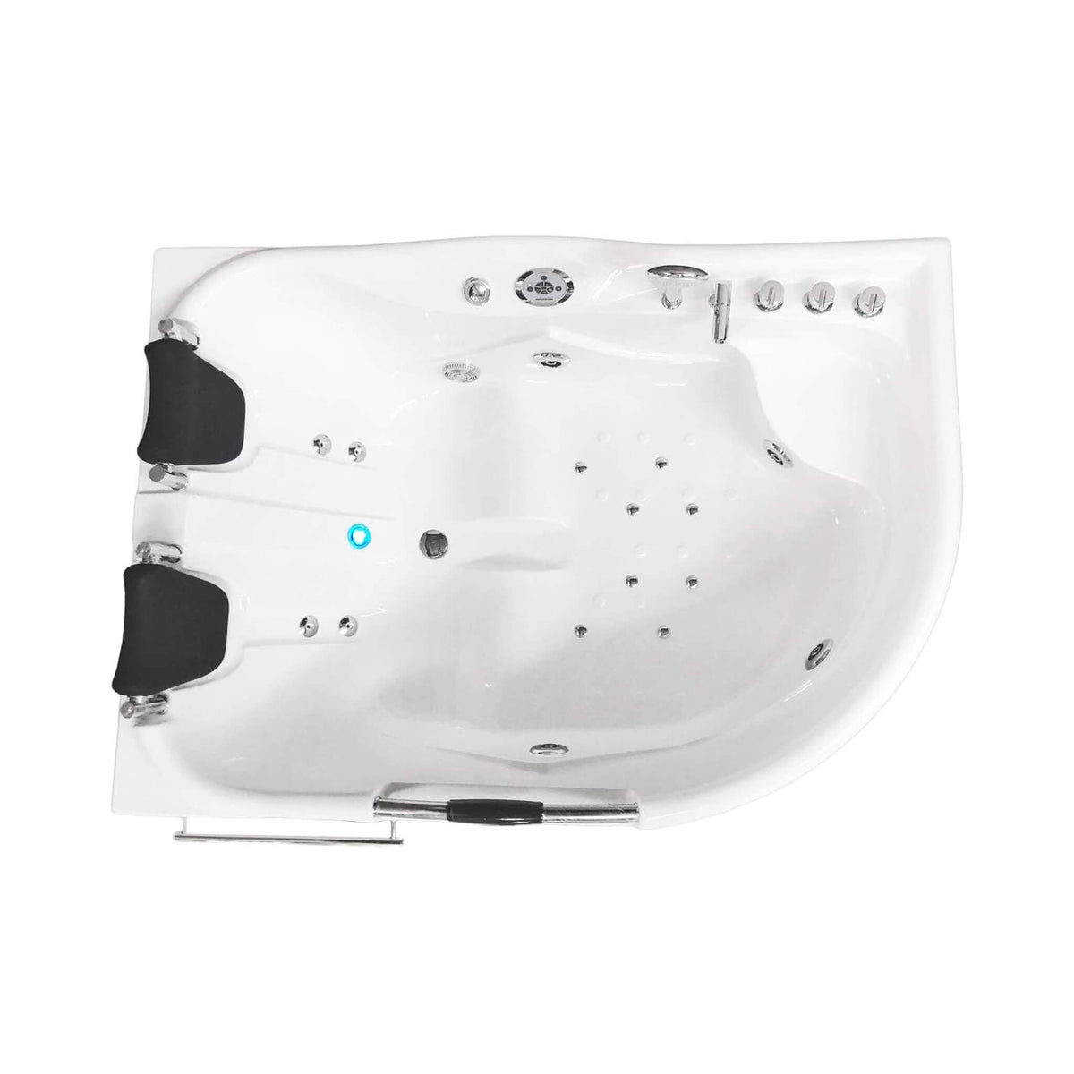 67-Inch 2-Person 16-Jet Hydromassage Bathtub