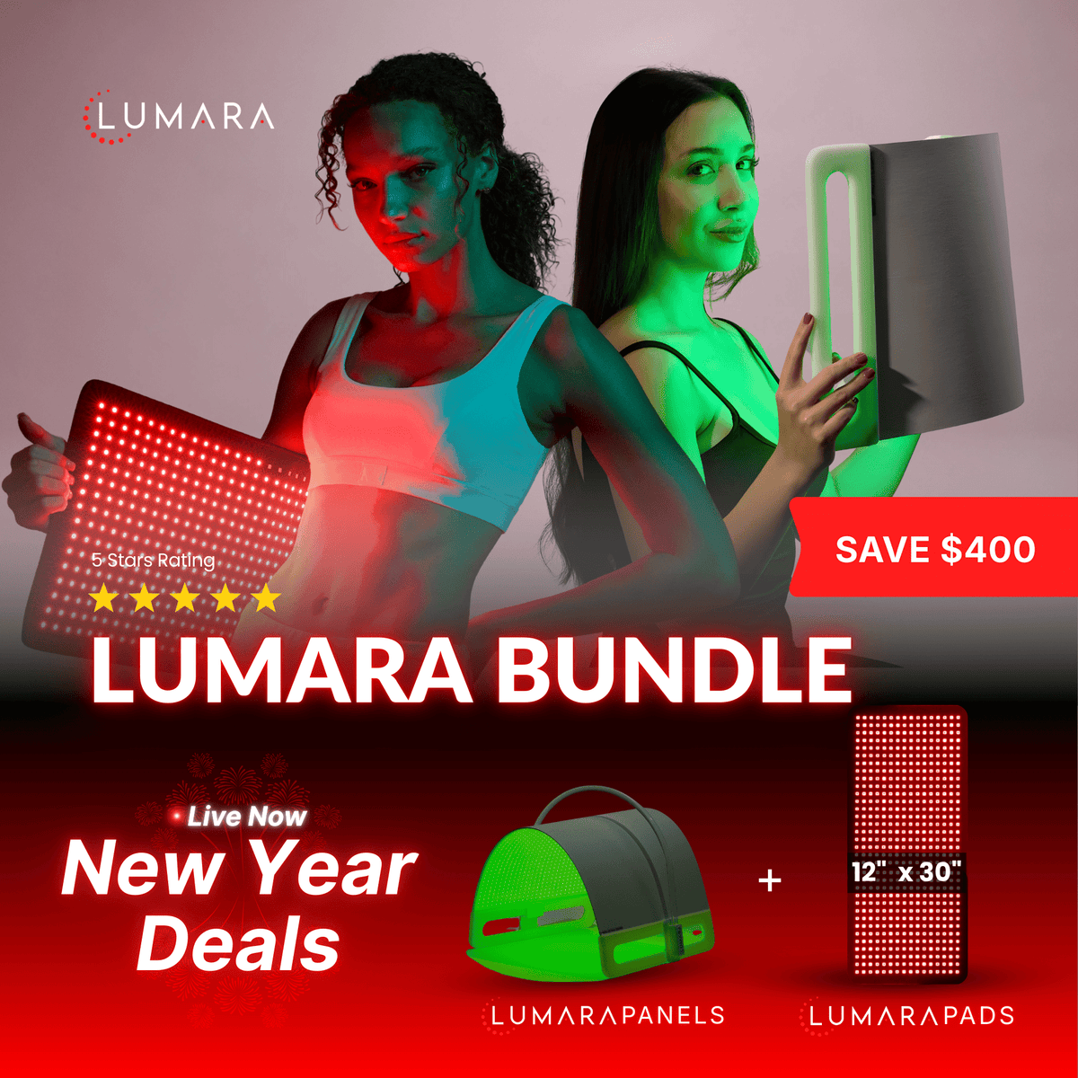 Lumara Illuminate Green V1 525nm LED Light Panel