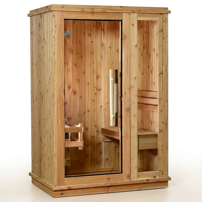 Logan 1 - Person Traditional Steam Sauna in Cedar — Studio Shot