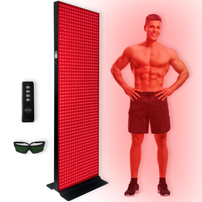Full-Body Red and Near-Infrared LED Panel with Stand