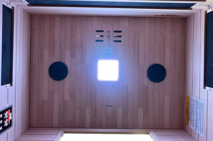Blisspod Malmo 2-Person Infrared Sauna with Red Light Panel