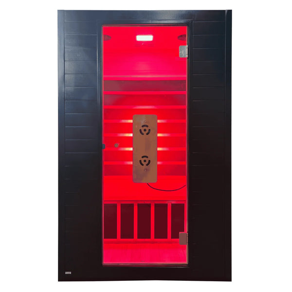Blisspod Malmo 2-Person Infrared Sauna with Red Light Panel
