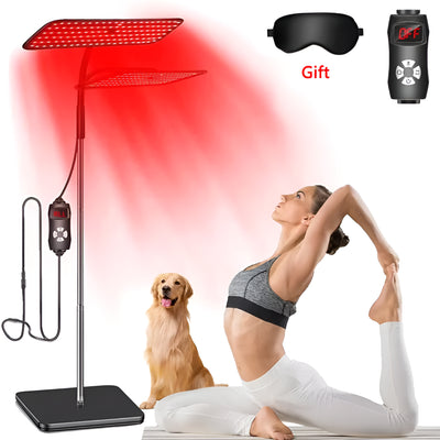 660Nm 850Nm LED Red Light Therapy Panel with Stand near Infrared Therapy Lamp Devices for Body Muscle Relax and Skin Care