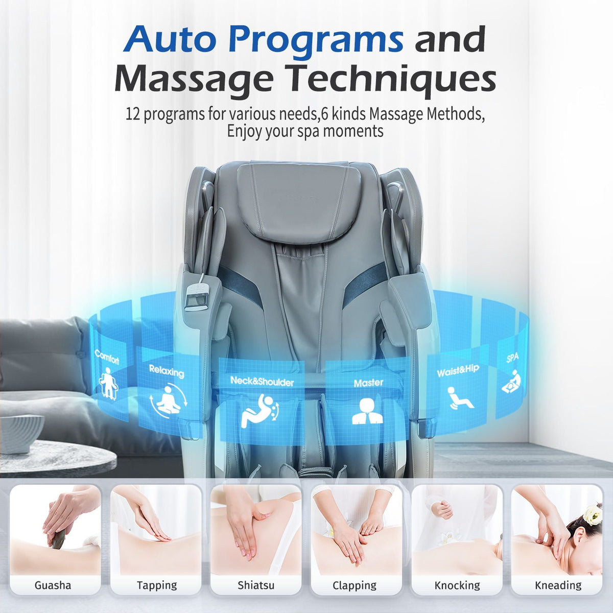 Bosscare GR8686 3D SL-Track Massage Chair with AI Voice
