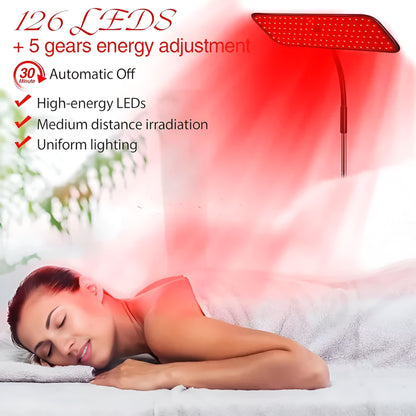 660Nm 850Nm LED Red Light Therapy Panel with Stand near Infrared Therapy Lamp Devices for Body Muscle Relax and Skin Care
