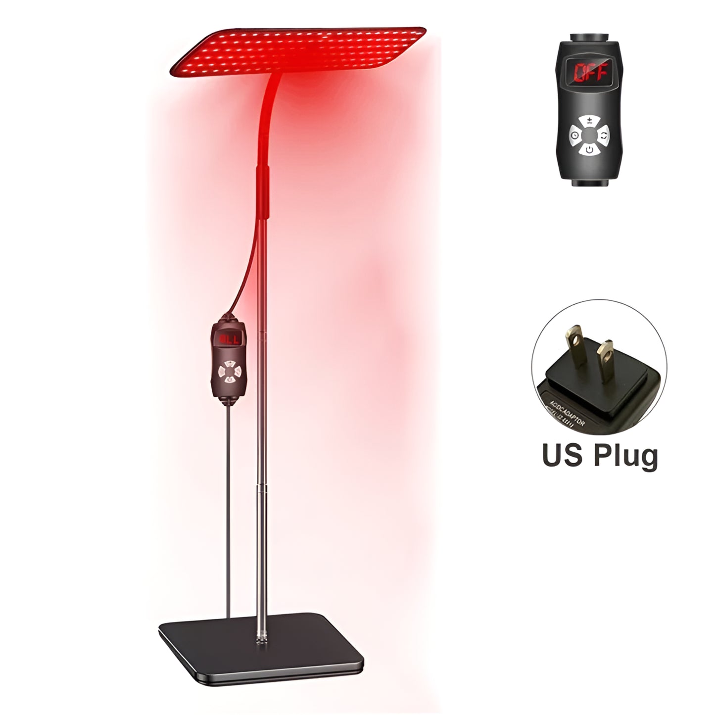 660Nm 850Nm LED Red Light Therapy Panel with Stand near Infrared Therapy Lamp Devices for Body Muscle Relax and Skin Care