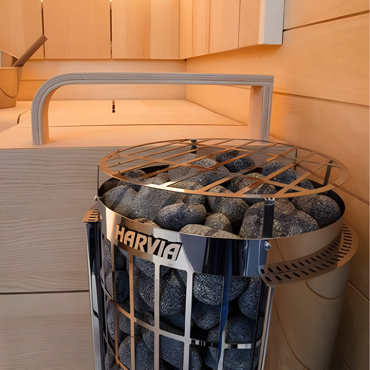 Harvia Cilindro PC Stainless Steel Pillar Sauna Heater