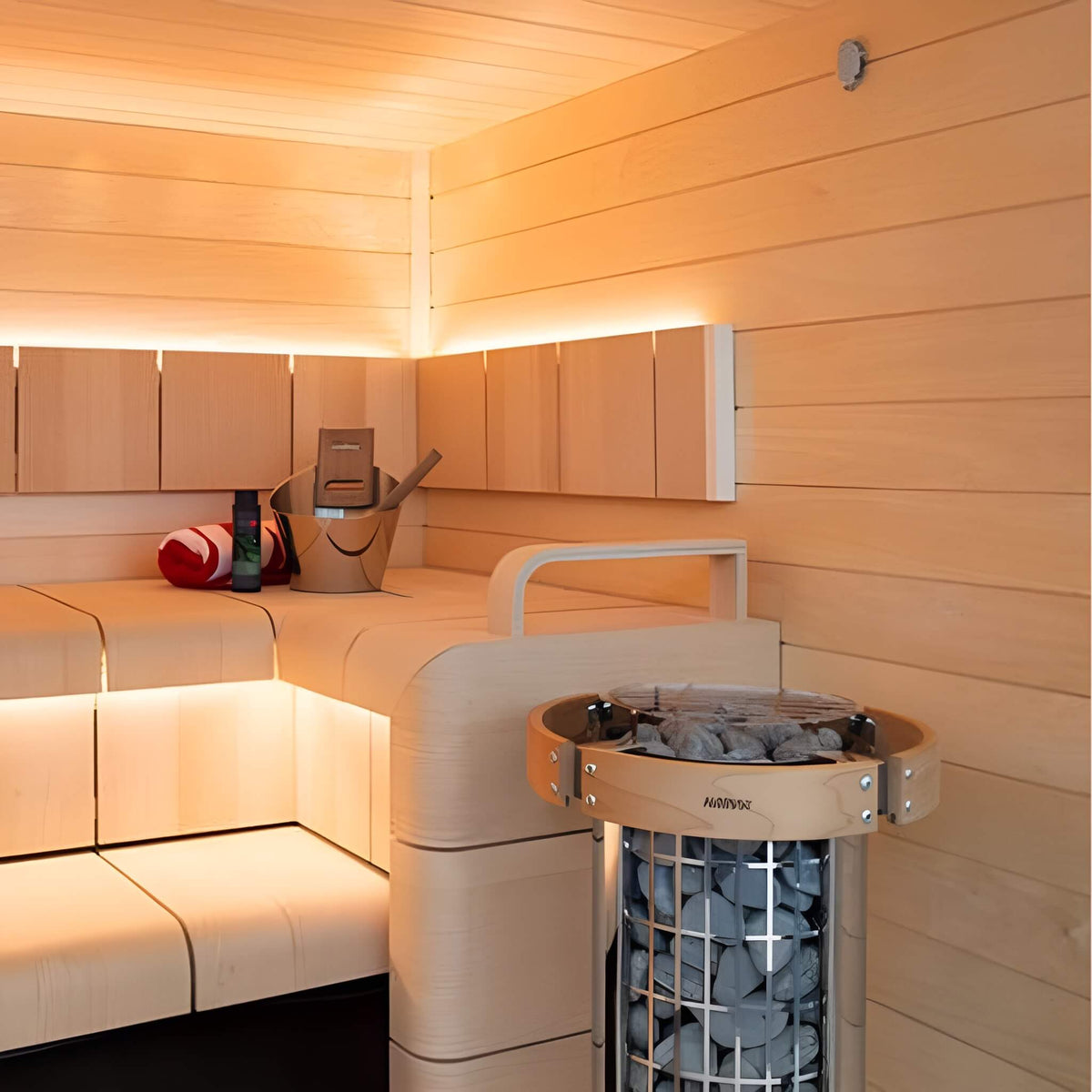 Harvia Cilindro PC Stainless Steel Pillar Sauna Heater