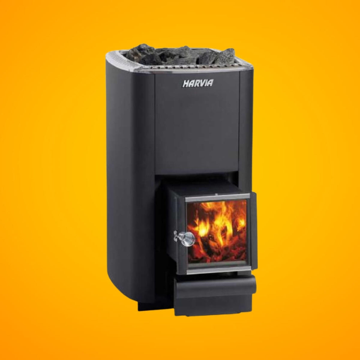 Harvia M3 SL 16.5kW Through-Wall Wood Sauna Stove